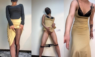 【優優】最新定製亂倫，黑絲包臀長裙淫語脫光勾引兒子+碎花旗袍被金主無套爆肏顏射，擼點超高1