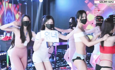 Korean female group [jinricp] stripped hot dance live show The first bullet, one is a superb in the superb, no matter the body, tits, beauty can not be faulted!