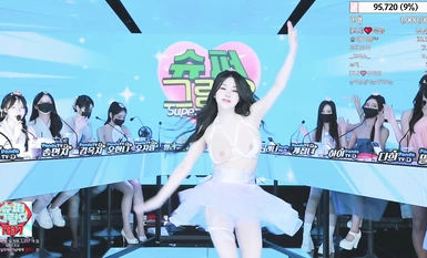 Korean girl group [jinricp] stripped hot dance live show 2nd bullet, the best of the best, no matter the body, tits, beauty can not be faulted!