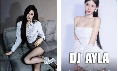 広東省のナイトクラブで、女性DJがスカートの下からバキュームでディスクをプレイしているところを撮影された。