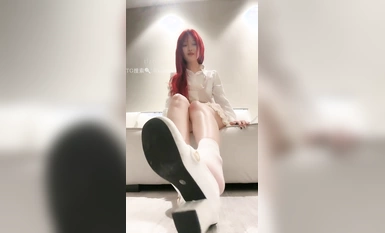 栗子 lo鞋冰絲短襪綠帽羞辱