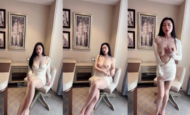 奢香夫人 靜靜小姐白衣椅上自嗨