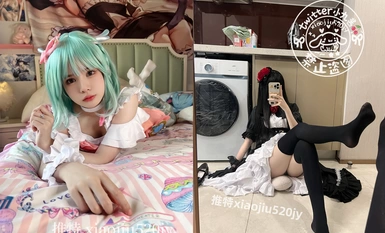 最新網紅瓜曝光，抖音二次元卡哇伊可鹽可甜高顏美少女【小九醬】露臉定製私拍，美鮑美菊道具自慰啪啪呻吟銷魂，擼點很高（4）