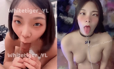 推特網黃 短發母狗【YLdogwt】乳汁3P深淵巨穴尿臉狗鏈調教合集（1）