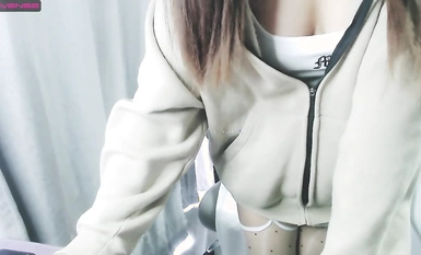 Big breasted pink sweet girl @Sakura_Anne standard welfare show (4)