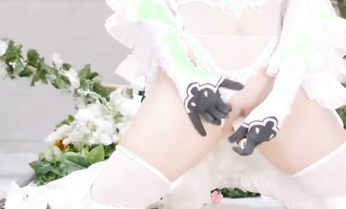 極品巨乳白絲情趣誘惑發騷自慰