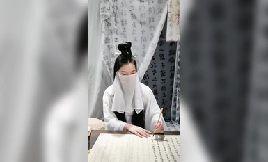 New in February 2024, graduated from Shanghai Theater, talented artist, stripped naked Zhou Zhiruo dancing [Flourishing Female Main Character (I studied acting in Shanghai Theater)] to fulfill all men's fantasies, super beautiful! (2)