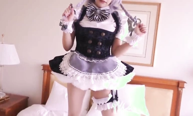 美少女吃雞啪啪【362SCOH-138】精心挑選的美少女cosplay 就像一部色情漫畫 漂亮女孩被矮個男友在她體內射精