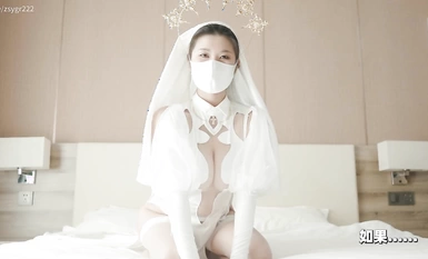 ツイッターで話題のおっぱい女神【ニーナの天使と悪魔の賭け】授乳、淫語、イジワル、ダブルドレス誘惑、足コキオリジナルバージョン