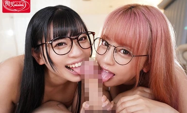 [モザイク破壊]CJOD-416 地味メガネ巨乳肉感むちむちボディに挟まれて何度もイカされるW密着おっぱい無制限射精ソープ 花柳杏奈 夕美しおん