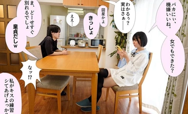 MASM-021 初めて彼女ができたのに、くそ生意気な義妹に「童貞だからどーせすぐ別れる」と煽られてキスの練習をすることになった 市井結夏