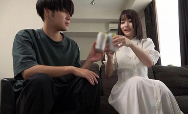 KANO-024 Nakadashi room-drinking flirtatious love 天然 G-cup girl Yui Arisaka