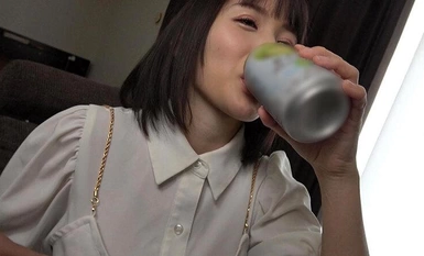 KANO-024 Nakadashi room-drinking flirtatious love 天然 G-cup girl Yui Arisaka