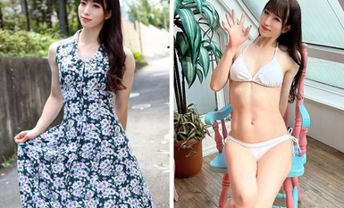 XOX-009 OL pada siang hari, tarian tiang pada waktu malam, badan berotot yang cantik, pendatang baru Miina Yukisaki, 29 tahun, debut AV creampie mentah