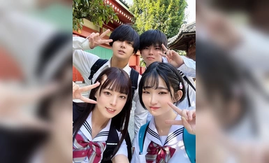 TANF-015 たんぽぽ☆プレゼンツ！ド田舎から東京に修学旅行で来ていたイケてる女子校生とパコパコする物語 ちびとり♂＆らん♀編