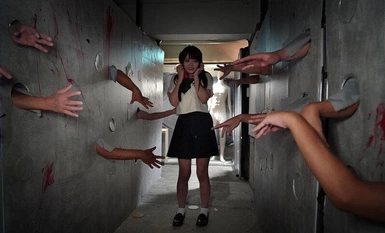 DVMM-066 素人女子○校生が挑戦！ハラハラドキドキ！謎解きお化け屋敷からの脱出！お化けチ○ポに囲まれ恐怖でおま○こが濡れてしまった女子○校生はどろどろ精子まみれで絶叫ノンストップ射精SEX！総発射61発！