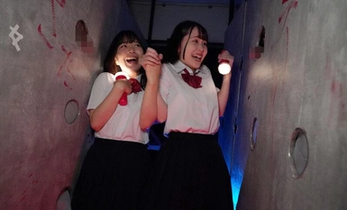 DVMM-066 素人女子○校生が挑戦！ハラハラドキドキ！謎解きお化け屋敷からの脱出！お化けチ○ポに囲まれ恐怖でおま○こが濡れてしまった女子○校生はどろどろ精子まみれで絶叫ノンストップ射精SEX！総発射61発！