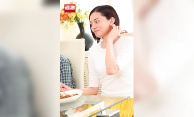 [モザイク破壊]NHDTB-564 親戚のエロガキにスカートもぐりクンニされ夫がいる至近距離でイってしまった叔母さんは挿入も拒めない3