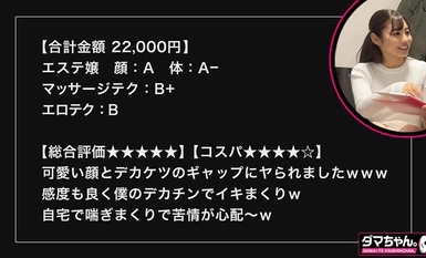 483DAM-036 【渋谷】りこさん【超美形巨尻エステ嬢】