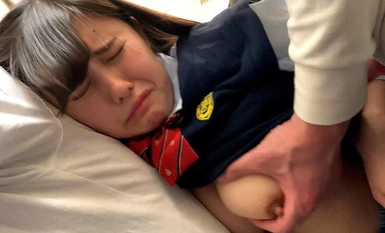 OCH-281 Molestation Train #045 Innocent J● เล่นด้วยหน้าอกใหญ่