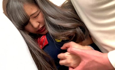 OCH-281 Molestation Train #045 Innocent J● เล่นด้วยหน้าอกใหญ่