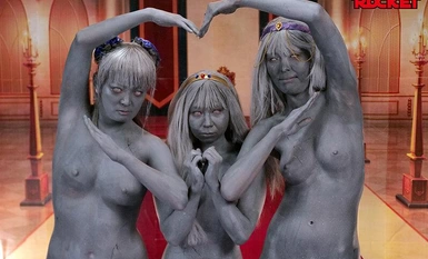 RCTD-576 Hóa đá nữ nhân vật chính trong thế giới game RPG