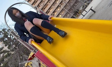 534POK-058 面對[個人拍攝]超罕見_與穿著黑色連褲襪制服的女孩發生奇聞趣事_與我在SNS上遇到的美腿女孩進行種子性愛