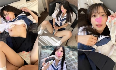 534CRT-038 11시간 착용【개인 촬영】아이 체형의 꽃무늬 바지짱_여름 세라복 그대로 셀카~ 속옷을 벗겨지는 모습 공개!