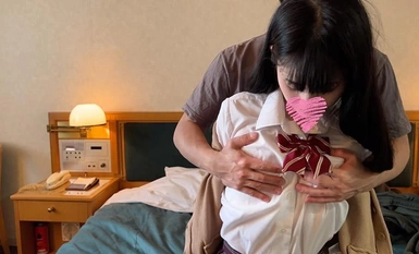 534POK-055 얼굴 공개【개인 촬영】激レア_黒パンストの制服女子とハメ撮り_SNSで知り合った美脚娘に種付SEX