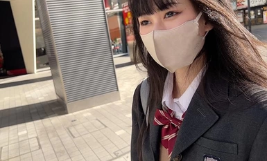 534POK-055 얼굴 공개【개인 촬영】激レア_黒パンストの制服女子とハメ撮り_SNSで知り合った美脚娘に種付SEX