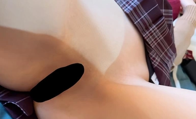 534POK-055 얼굴 공개【개인 촬영】激レア_黒パンストの制服女子とハメ撮り_SNSで知り合った美脚娘に種付SEX