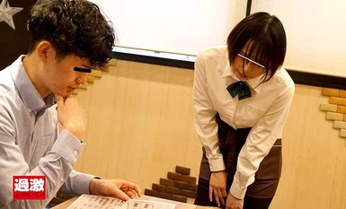 116NHDTB-81903 Jogging removai lewdness and acme lasciviousness ● Black-haired J○ writhing in come while serving a customer