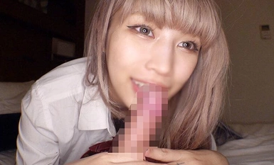 HONB-352 Suntanned Yo-Ka Uniform G-Cups and Drinking Nama-Fucking