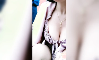 野戰達人@戶外大胸妹 戴著跳蛋踏青肉搏福利秀 (23)