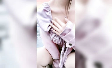 野戰達人@戶外大胸妹 戴著跳蛋踏青肉搏福利秀 (23)