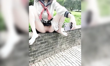 Twitter21万粉過激美少女潮吹きローリープリンセス[ウサギの子ラブ潮吹き]サブスクリプションプライベート撮影は、塩が人々の前で屋外露出小道具Ziwei（5）甘い制服のすべての種類をすることができます。