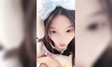 Gadis sekolah yang sangat comel dengan stoking berganda hitam dan putih membawa Xiaoyu pulang (3)