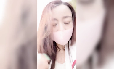 網紅臉高顏值黑絲御姐 流過眼淚 野外尋求刺激 (2)