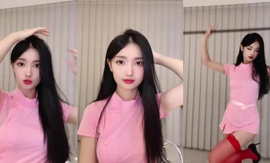 Bộ sưu tập 5 điệu nhảy của người nổi tiếng Internet Huajiao Ning Yichun lộ ra từ đồng phục y tá (2)