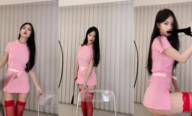 花椒網紅 寧依純 護士制服漏內舞蹈5部合集 (3)