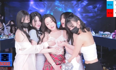 March 2024, the king of the bomb, worth 3000 yuan a group of female obscene broadcast [jinricp] Korean BJ girl group appearance, the hot gold songs, professional trainees, beauty a lot of super boutique 3 hours