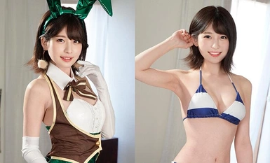 KAMEF-079 Specializing in Individual Photography Lewd Gradol Seduction Photo Session Marina-chan (24) BLACK KAMEKO by Machida Lens FILE.79 Lewd Bunny Girl Innocent and energetic character gradol flirts with threesome pillow sales dick and begs for raw insertion and forbidden Nakadashi continuous climax