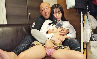 DORI-115 パコ撮りNo.115 デカチンおじの中出しを許しちゃう初体験が3Pの清楚なむっつりJ系 めぐみちゃん