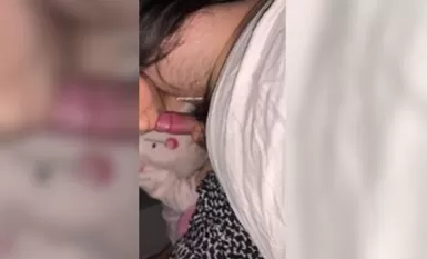 ❤❤最新洩密❤❤情侶自拍流出，極品女生顏射吃精11V (2)