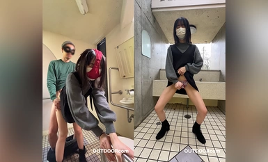 FC2-PPV-4404510 一名头发蓬乱的大学生在公园停车场休息时，被迫在一名工人旁边的汽车里做暴露的打盹，并滴下了自己的爱液！她清洗完沾满自己忍耐汁液的阴茎后，在马桶里达到高潮，然后又站起来，在阴部痉挛中达到高潮！