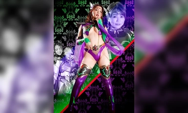 [モザイク破壊]GHKQ-97 女幹部ポイズリー 最強非変身ヒーロー ドミネーション＆陥落