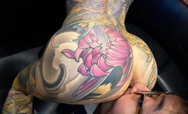 [Mosaic destruction] DVDMS-600 Infiltration! TATTOO Girls Bar - Ang napakabihirang full-body tattooed girl ay sumuko sa isang malaking titi sa tindahan pagkatapos ng mga oras ng negosyo, malibog na orgasmic sex