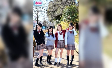 [モザイク破壊]HNDS-053 絶対女子校生 中出し大乱交スペシャル