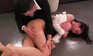 [モザイク破壊]T-38004 ブラック企業で働く美人巨乳OL強●わいせつ