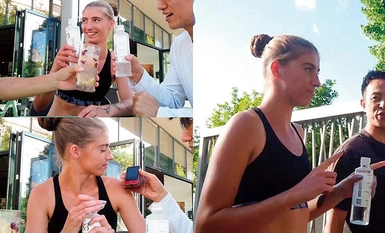 [モザイク破壊]WORL-015 世界共通のBody Language ランニング中の健康的美女を翻訳機のみでガチナンパ！彼氏無しの欲求不満な金髪女が狂乱するザーメンまみれ3PSEX！